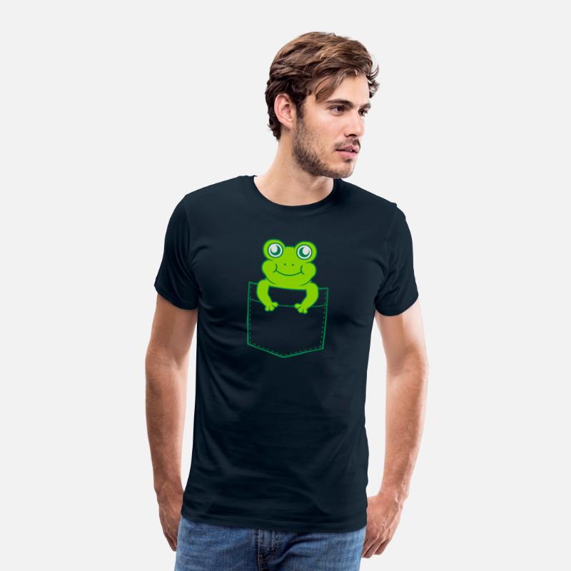 Shirt pocket small cute frog