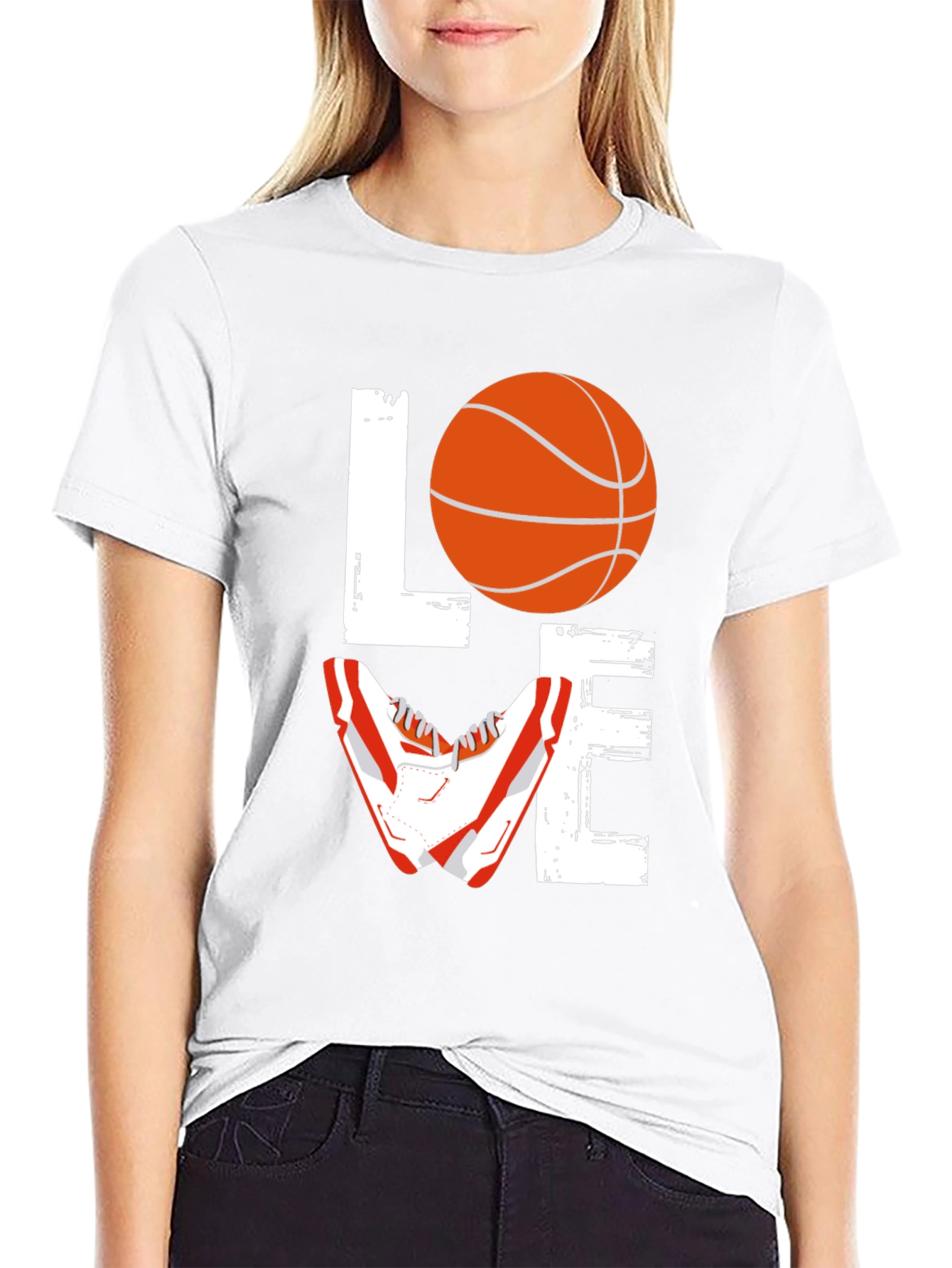 Love Basketball Graphic T-Shirt