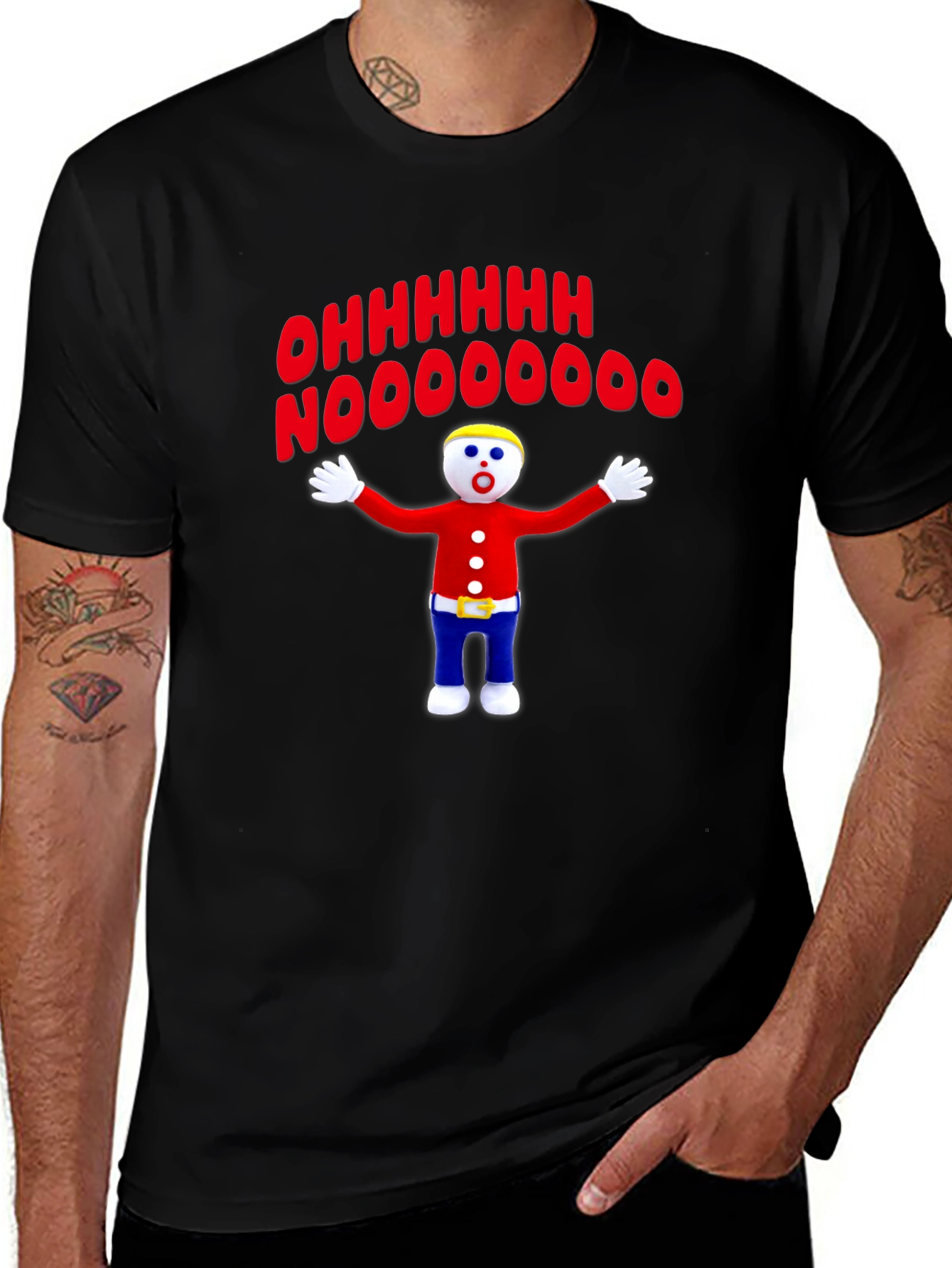 Ooh No! T-Shirt - Funny Cartoon Graphic Tee