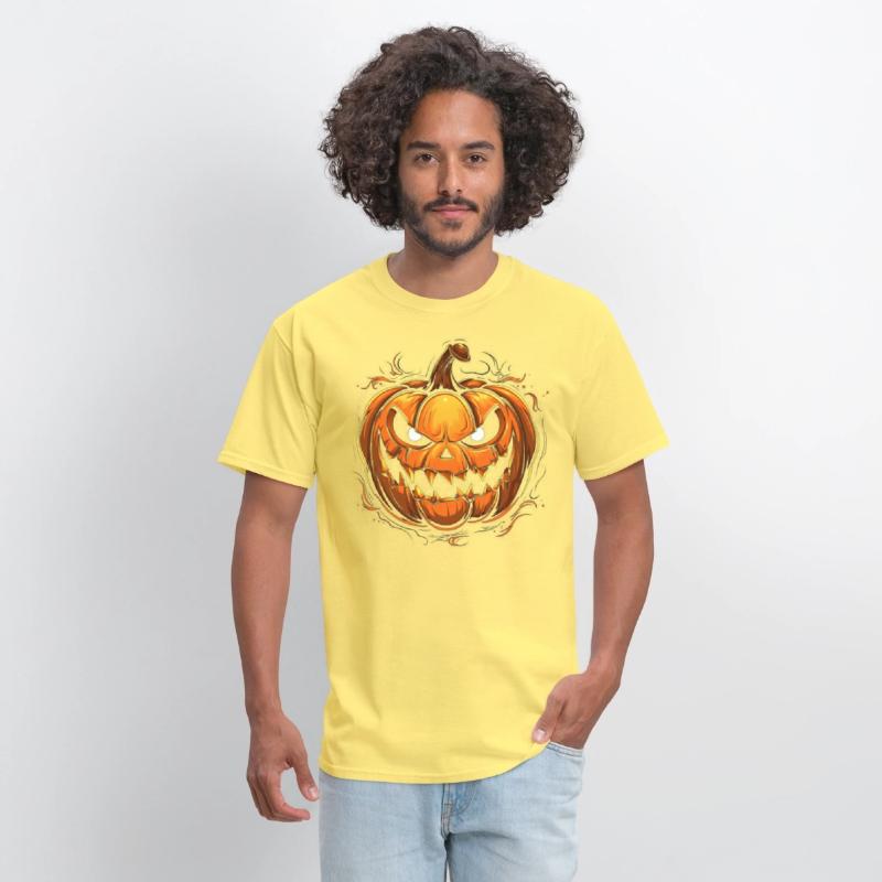 Sinister Grinning Jack-O'-Lantern Tee