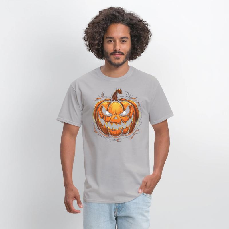Sinister Grinning Jack-O'-Lantern Tee