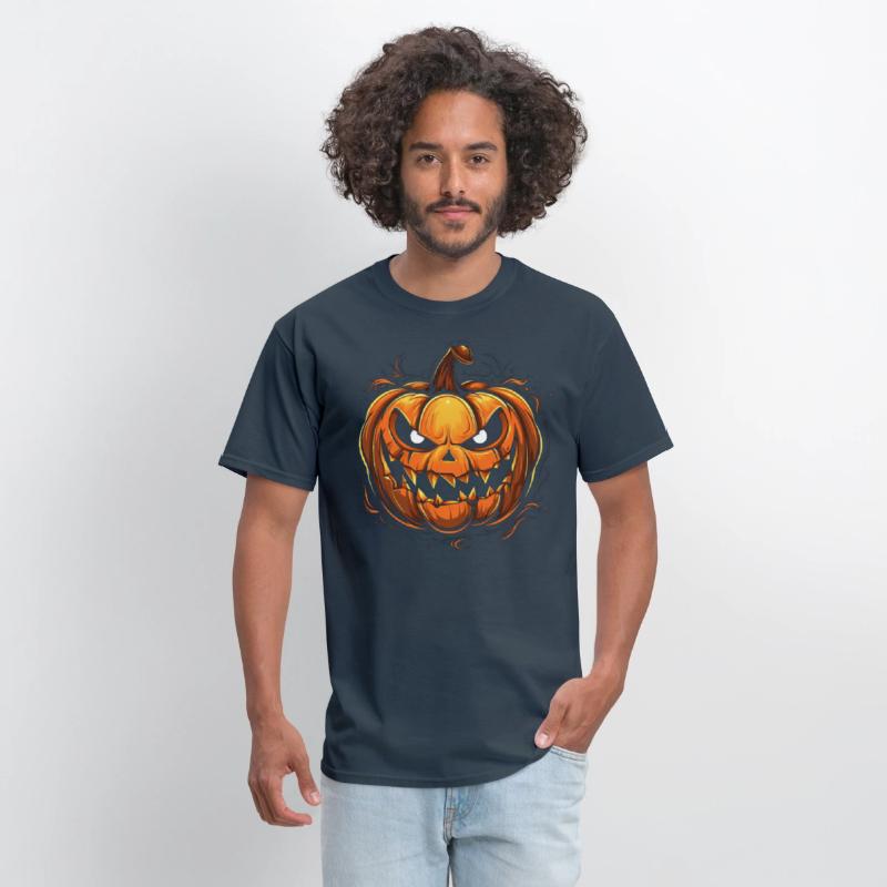 Sinister Grinning Jack-O'-Lantern Tee