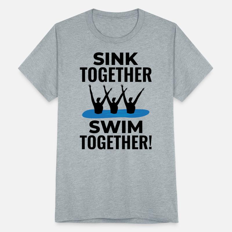 Sink Swim Together Synchronized Swimming Team Swim