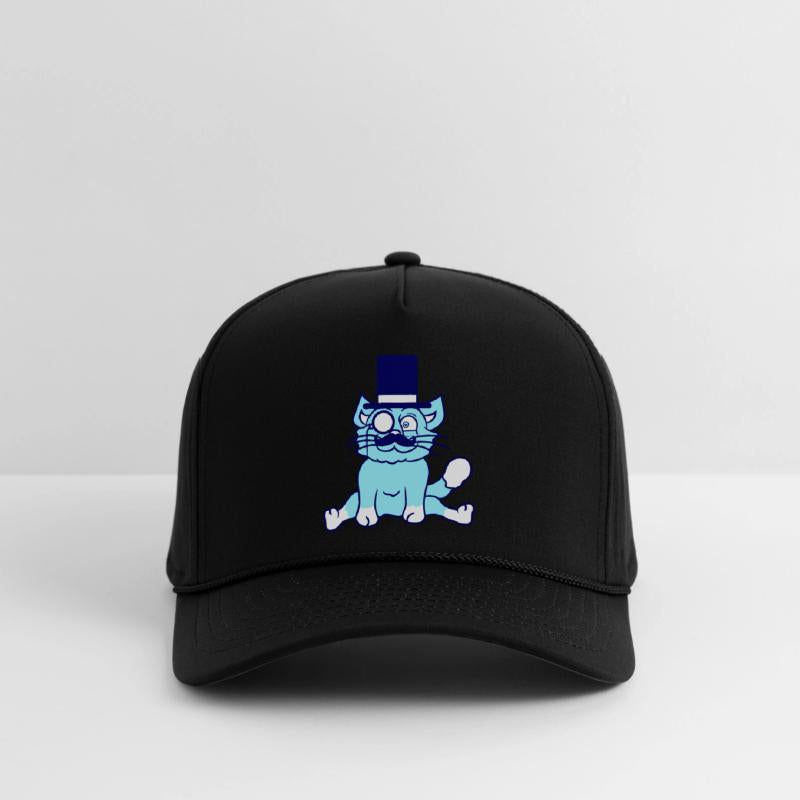 Sir Cat Gentleman Top Hat Monocle Glasses Rich Guy