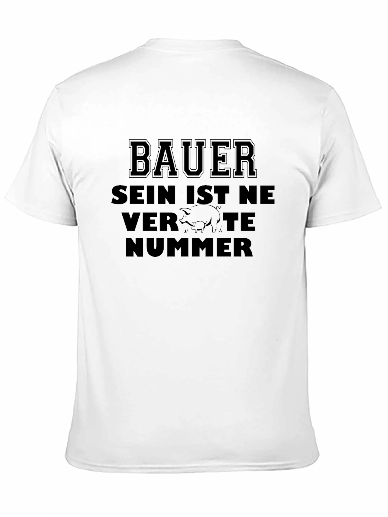 Bauer T-Shirt: Sein Ist Ne Verpigte Nummer - Black