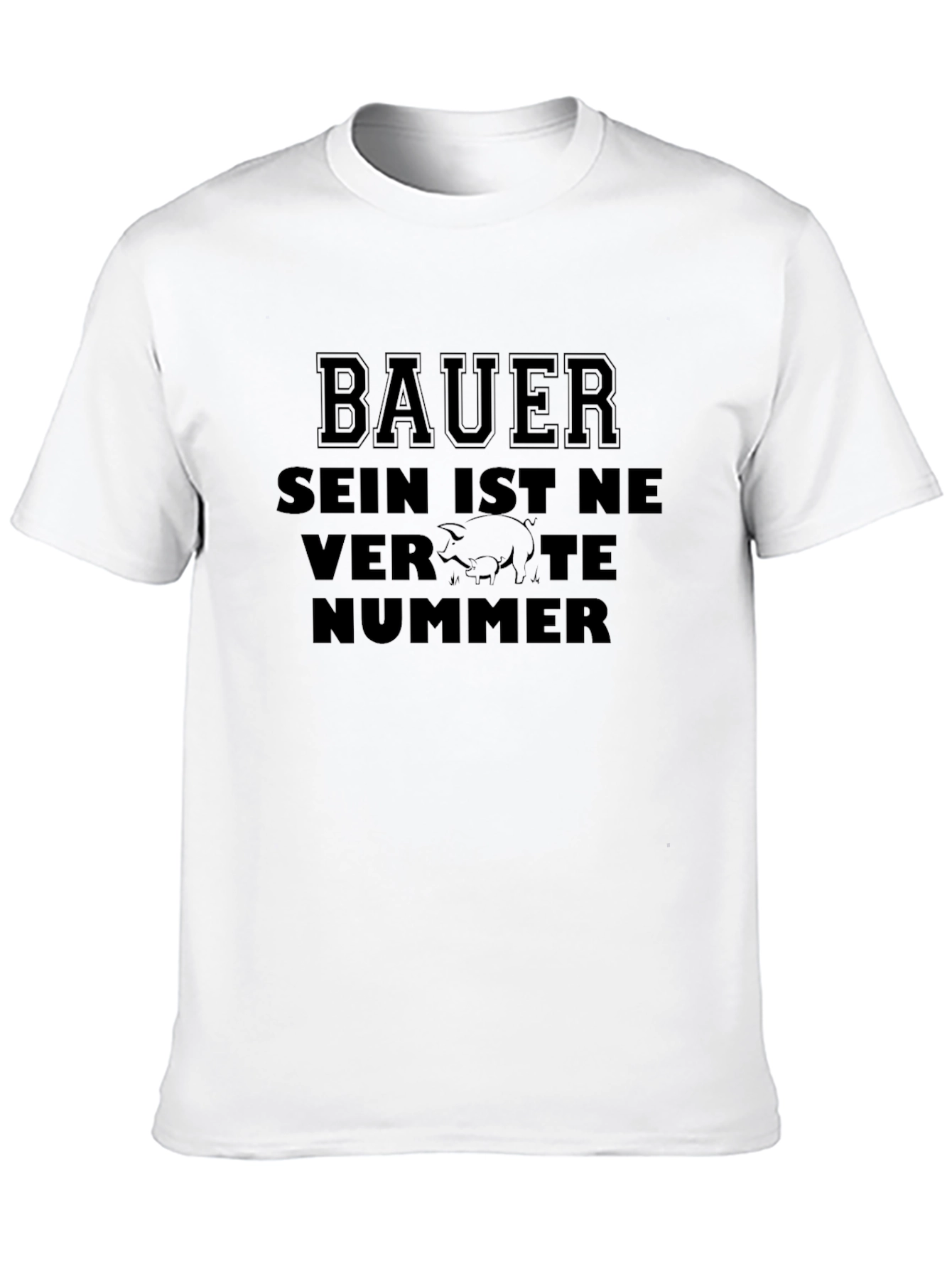 Bauer T-Shirt: Sein Ist Ne Verpigte Nummer - Black