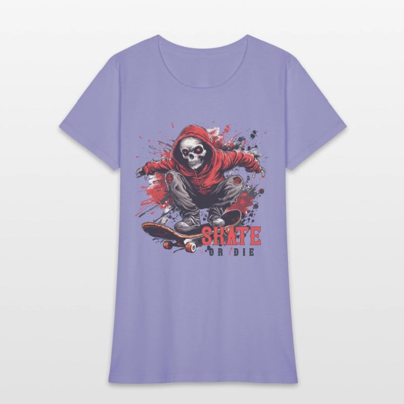Skeleton Skull Skater Skateboarder Skateboard