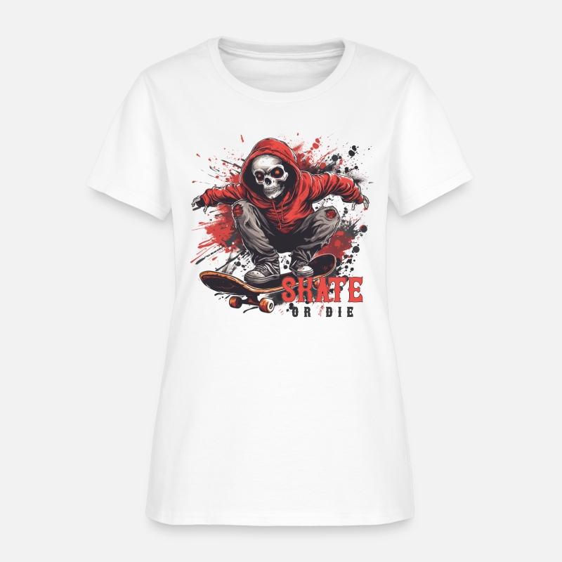 Skeleton Skull Skater Skateboarder Skateboard