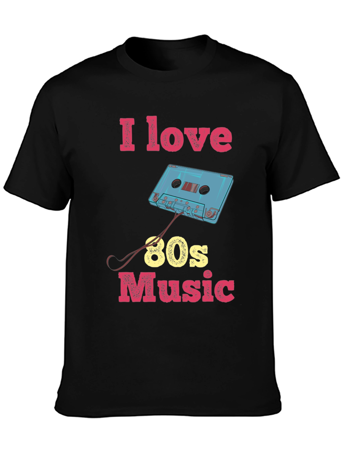 I Love 80s Music Graphic Tee