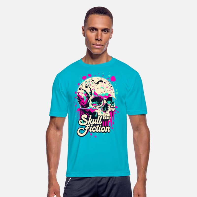 Skull Fiction Skeleton Art Cool Gift