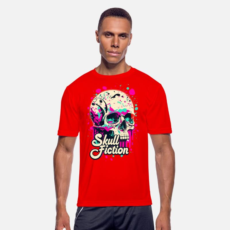Skull Fiction Skeleton Art Cool Gift