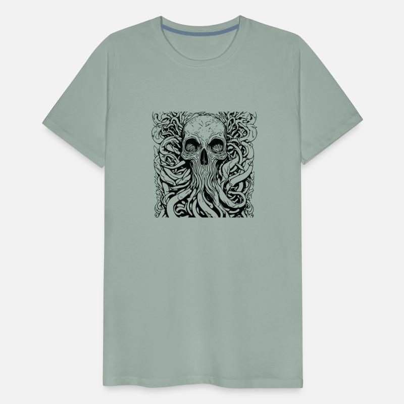 skull octopus rock and roll