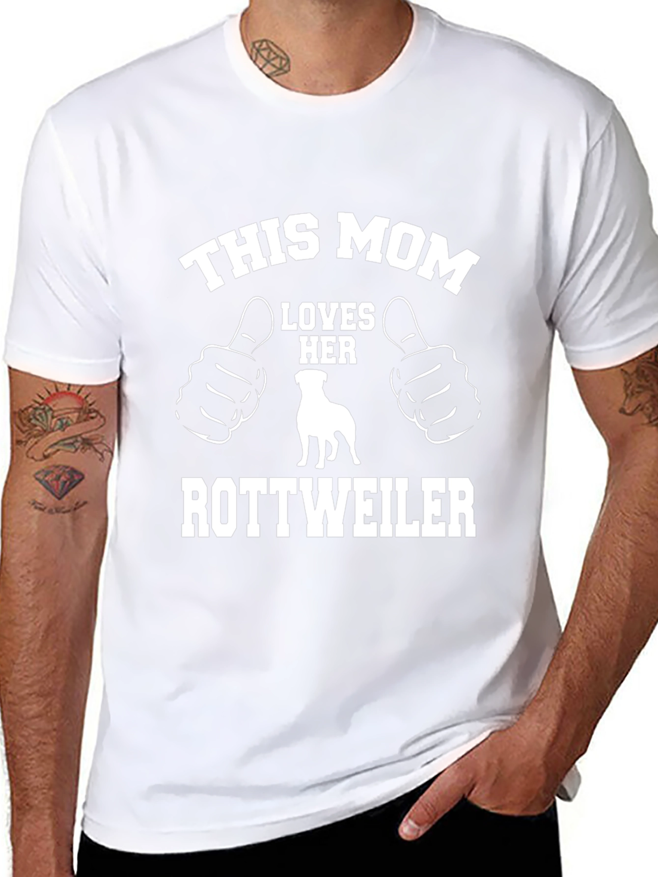 This Mom Loves Her Rottweiler T-Shirt