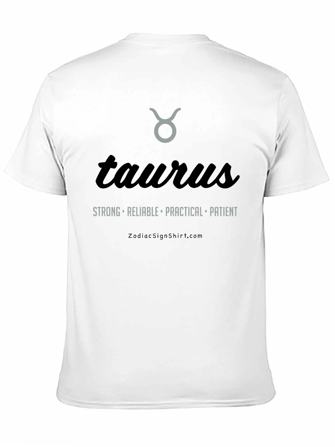 Taurus Zodiac Sign Black Graphic Tee