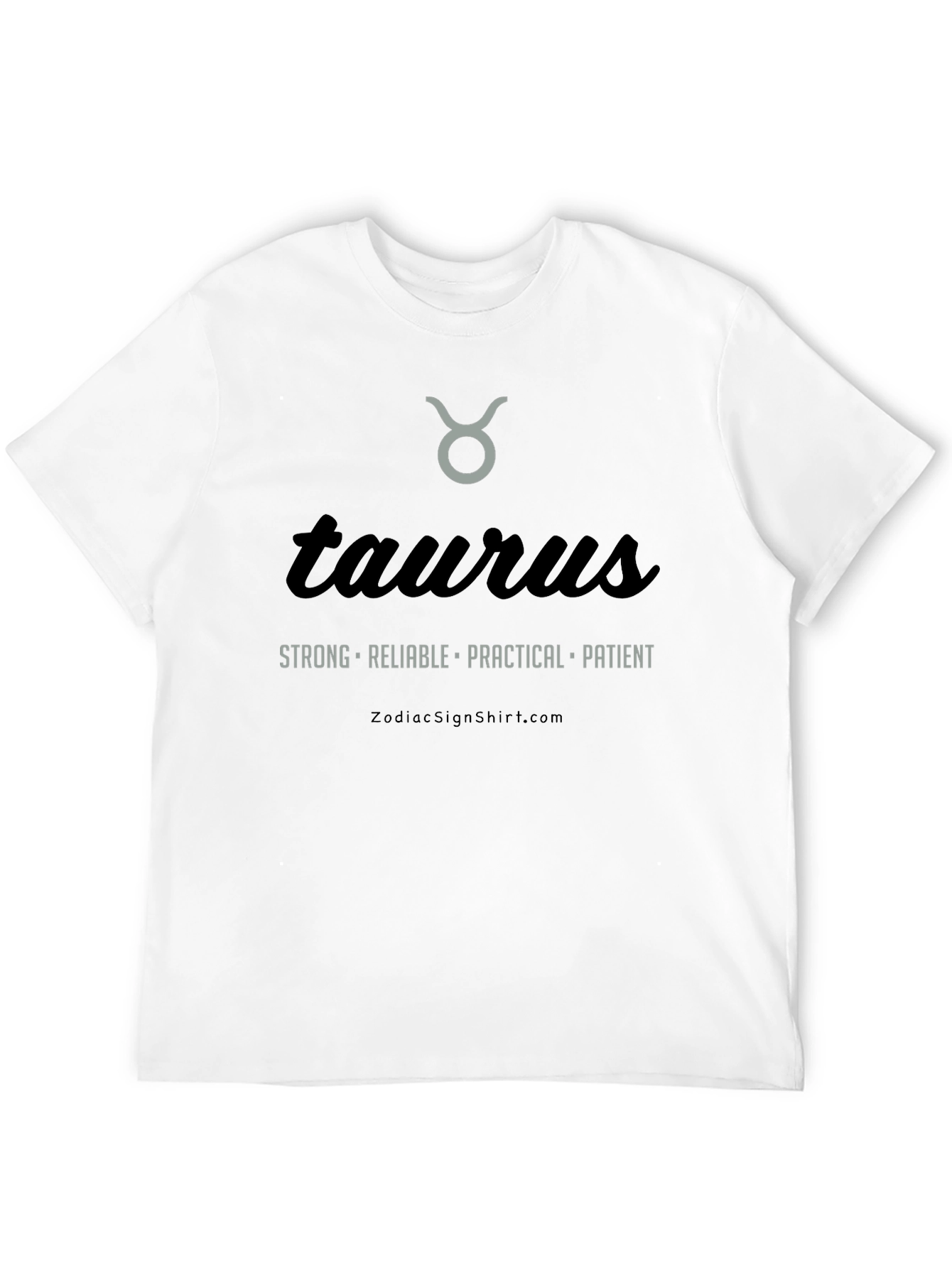 Taurus Zodiac Sign Black Graphic Tee