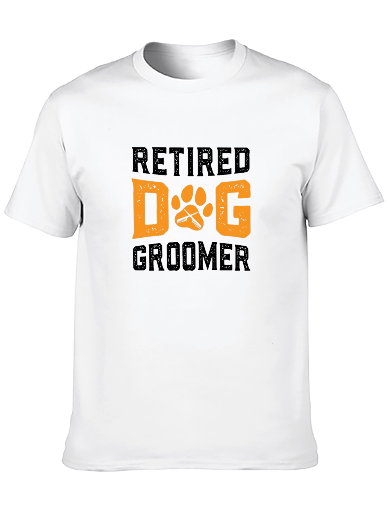 Retired Dog Groomer T-Shirt - Black