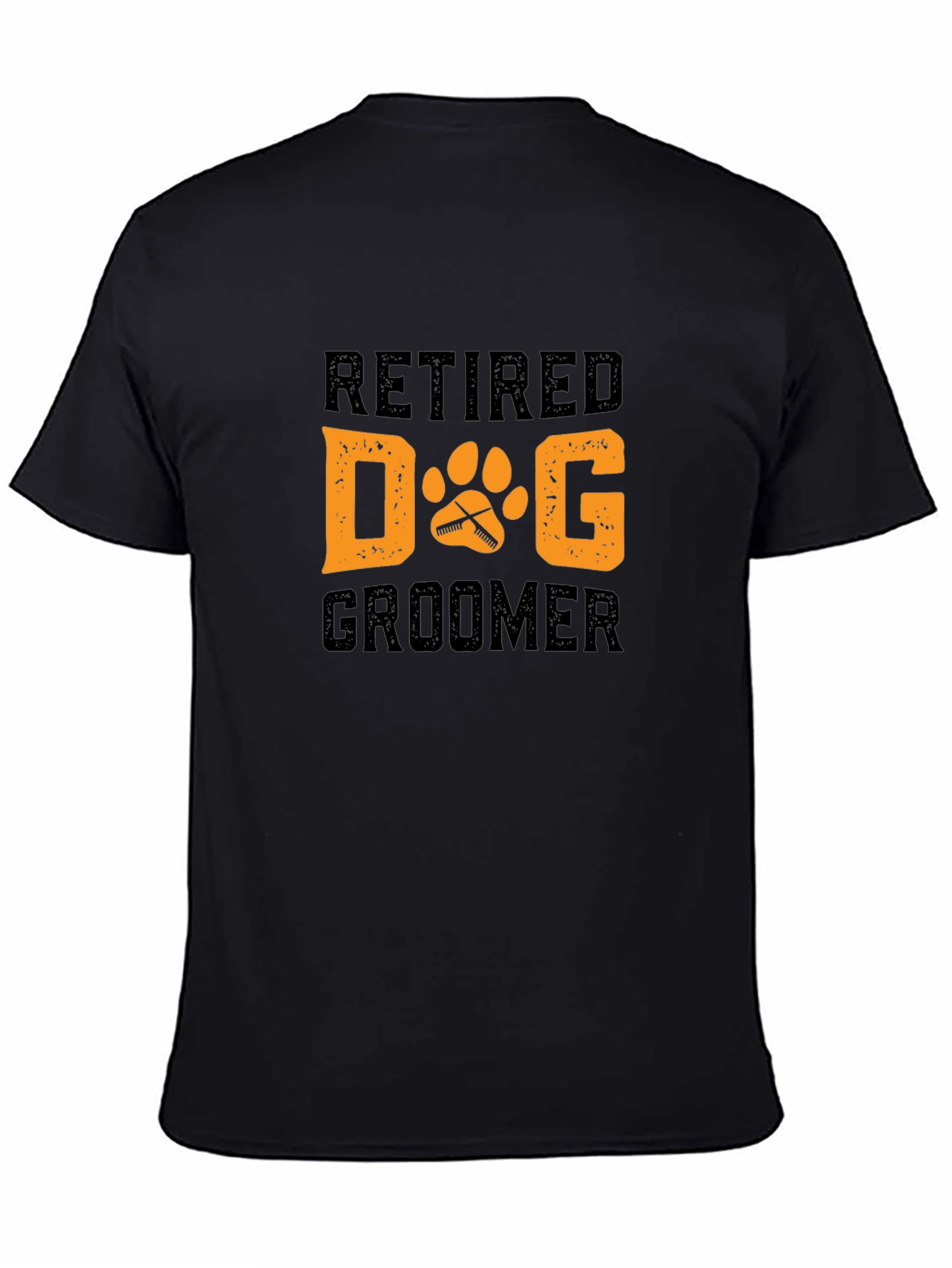 Retired Dog Groomer T-Shirt - Black