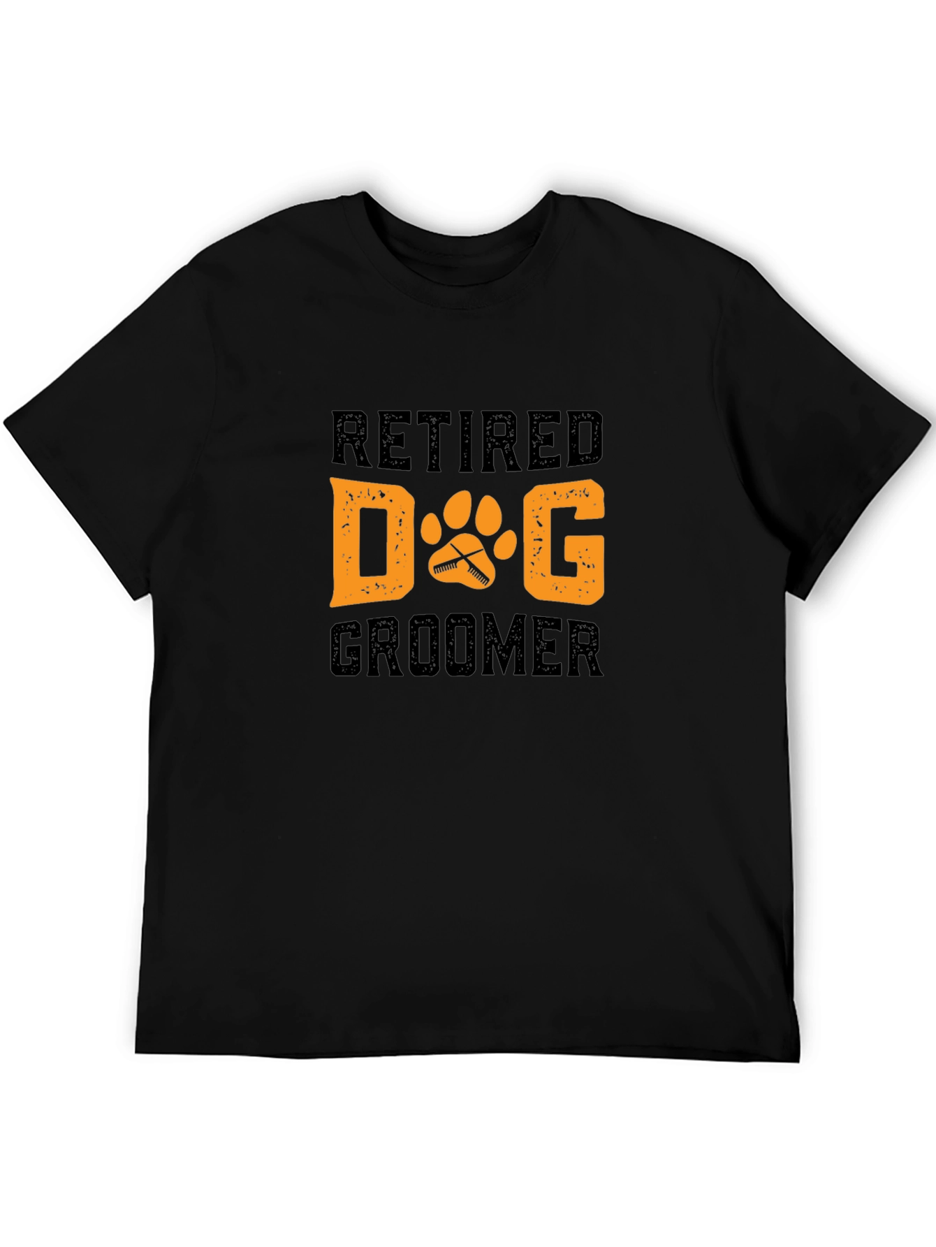 Retired Dog Groomer T-Shirt - Black