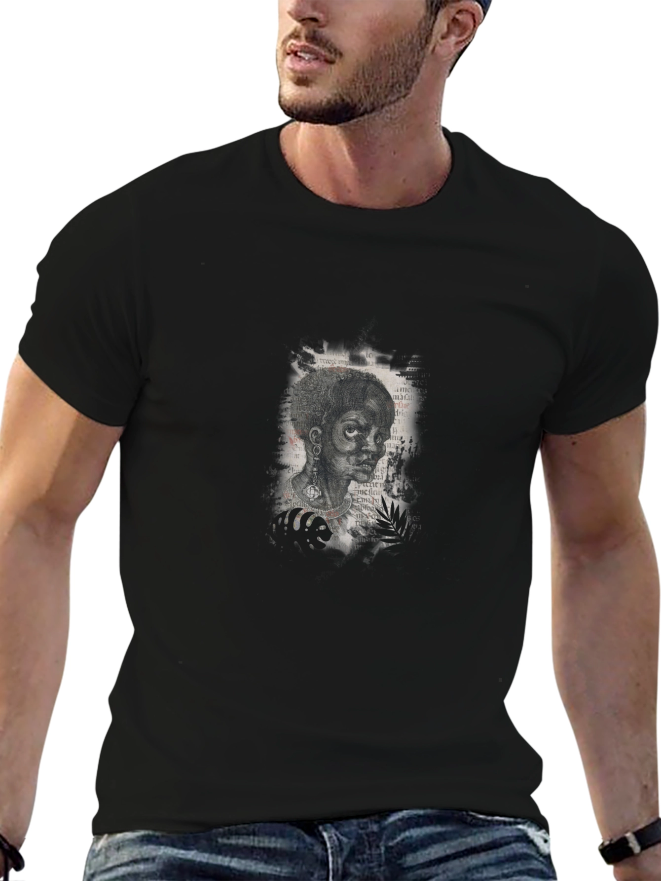 Graphic Print T-Shirt - Striking Visual Art