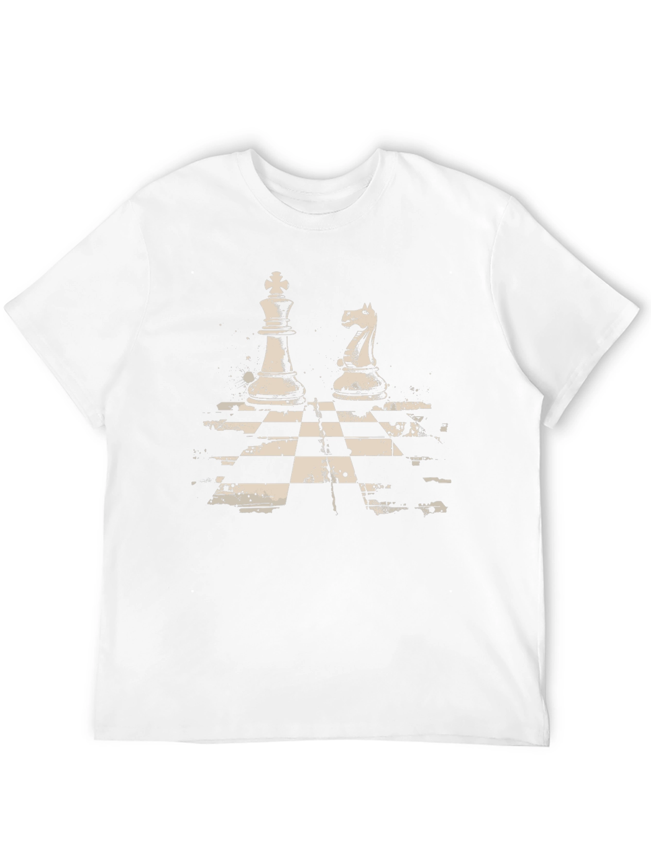 Chess King Knight Graphic Tee - Mens Black T-Shirt
