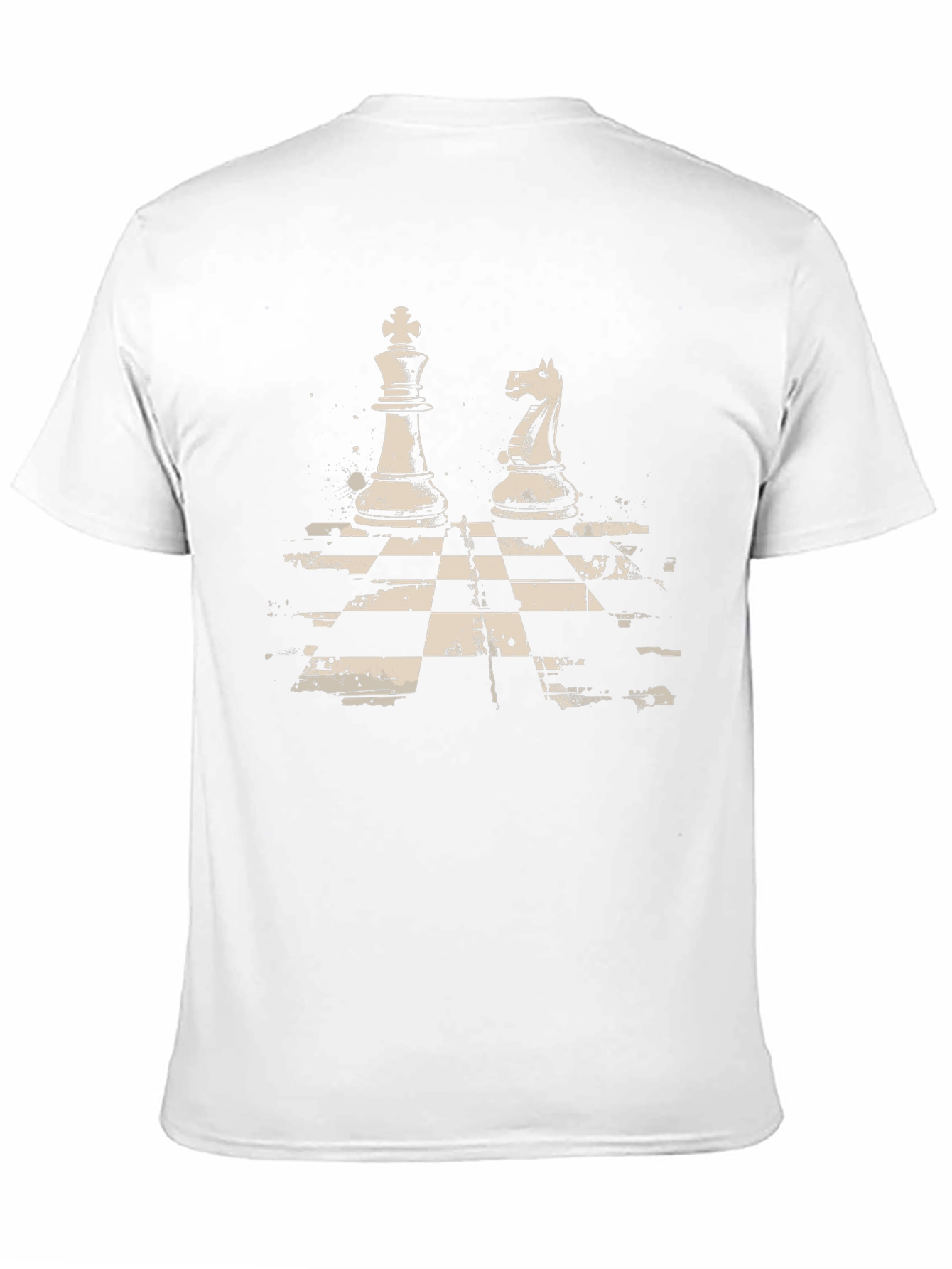 Chess King Knight Graphic Tee - Mens Black T-Shirt