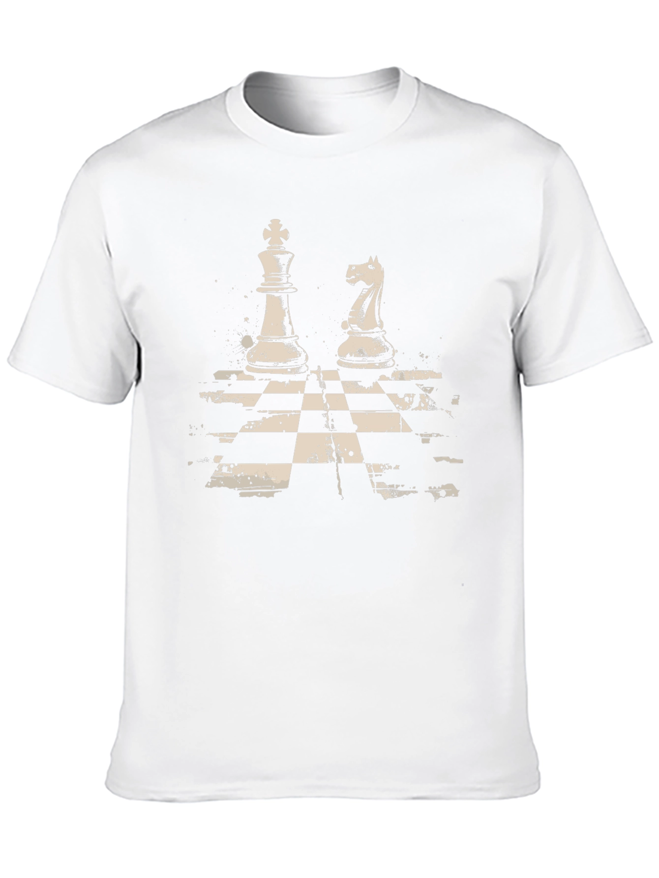Chess King Knight Graphic Tee - Mens Black T-Shirt