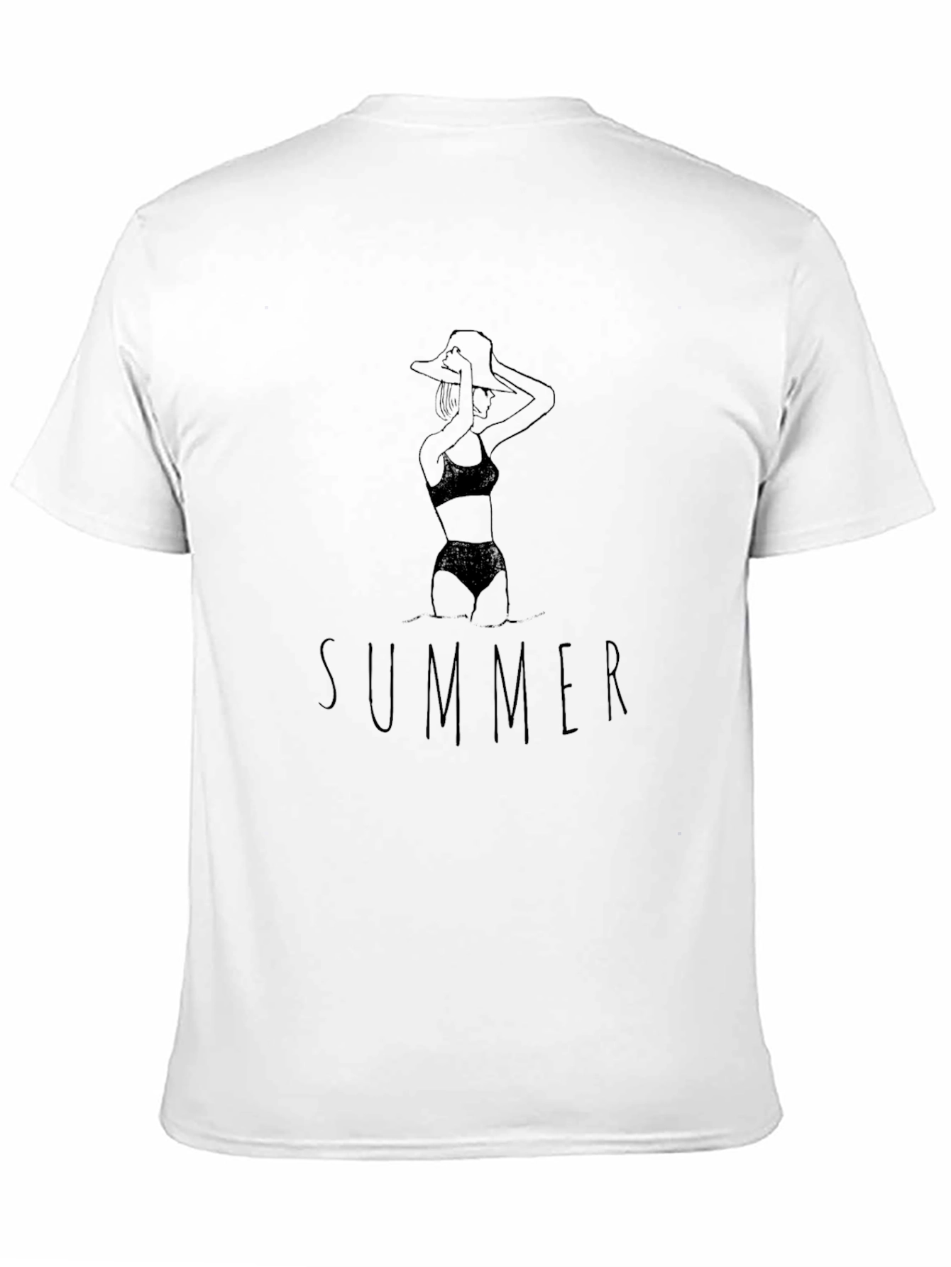 Summer Vibes Black T-Shirt