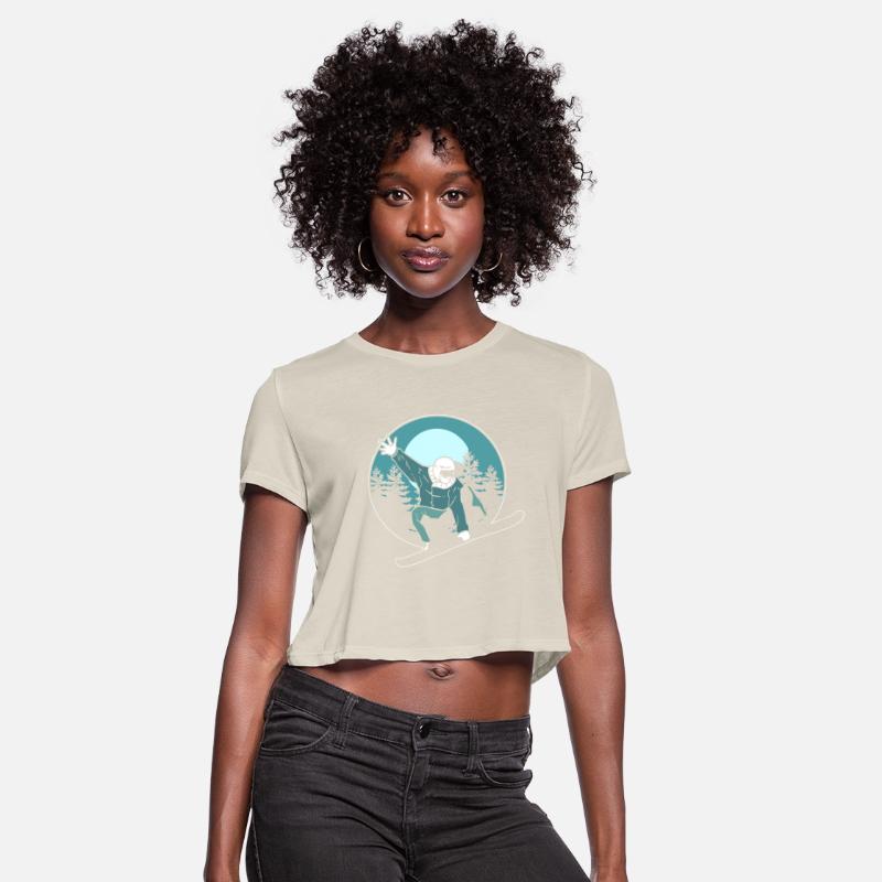 Snowboarder in Action Snow Fan Gift