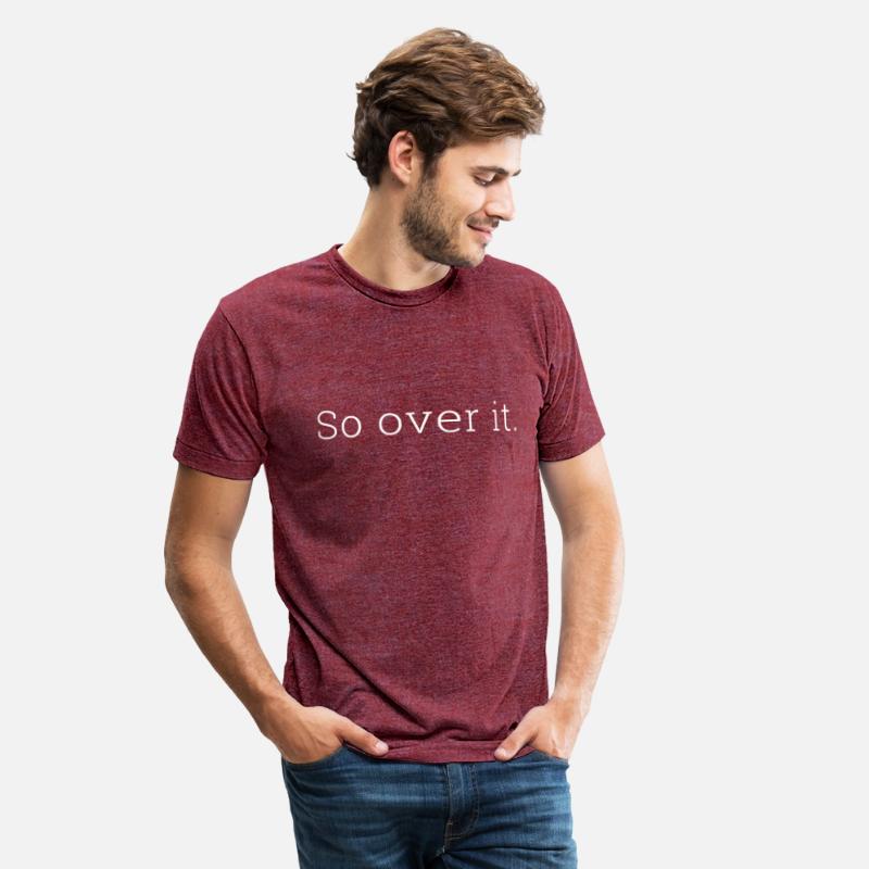 So over it text only design