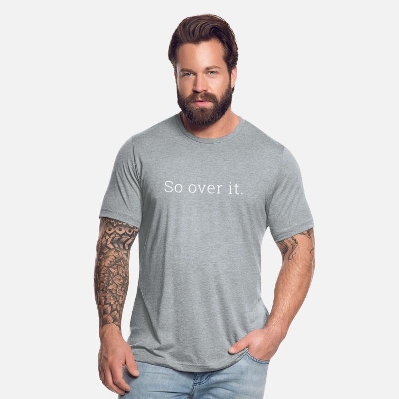 So over it text only design
