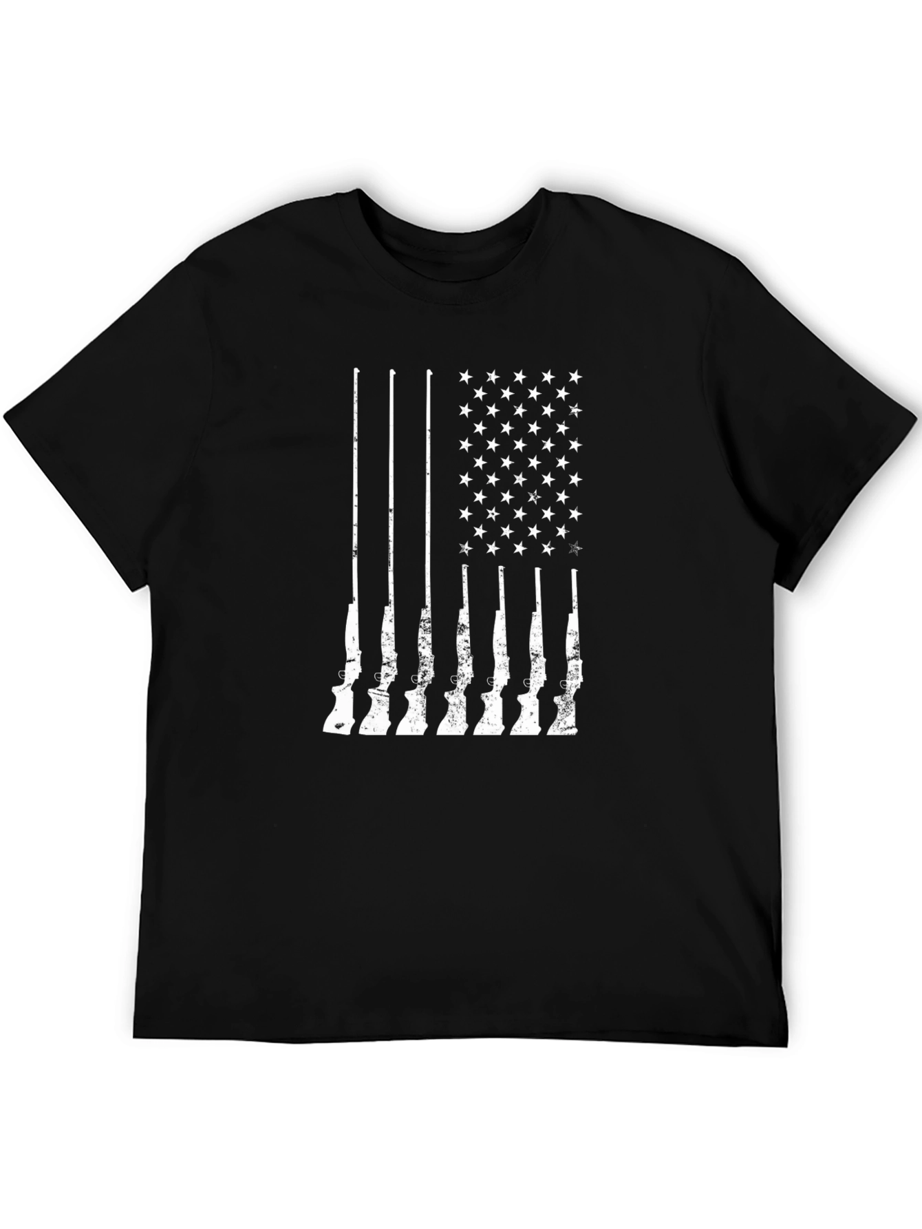 American Flag Gun T-Shirt - Patriot Style