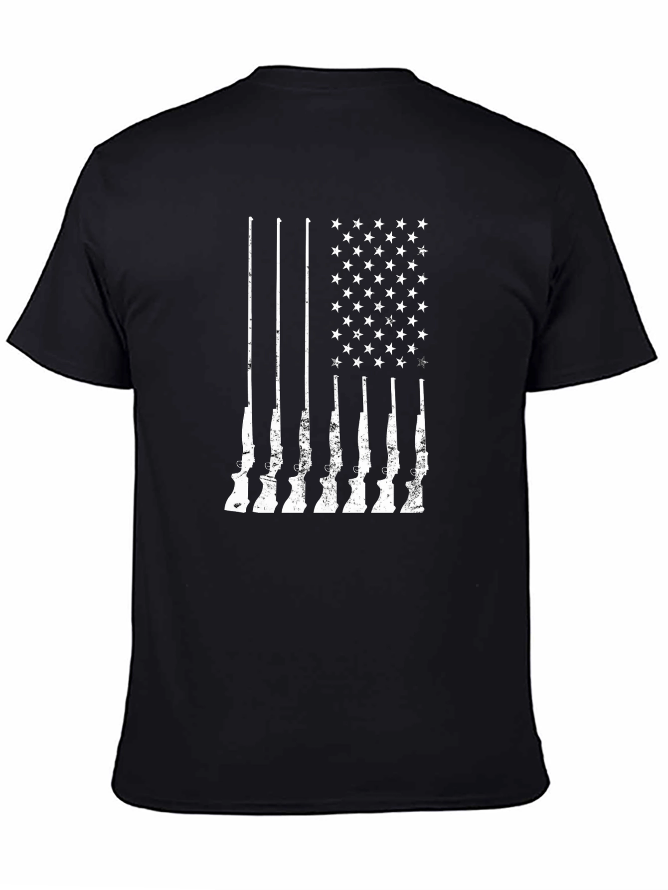 American Flag Gun T-Shirt - Patriot Style