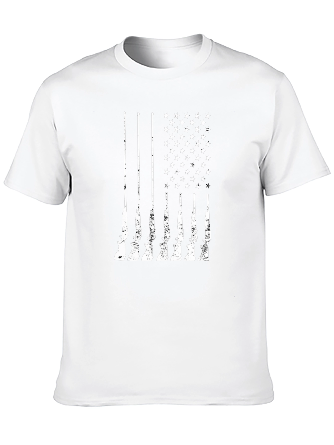 American Flag Gun T-Shirt - Patriot Style