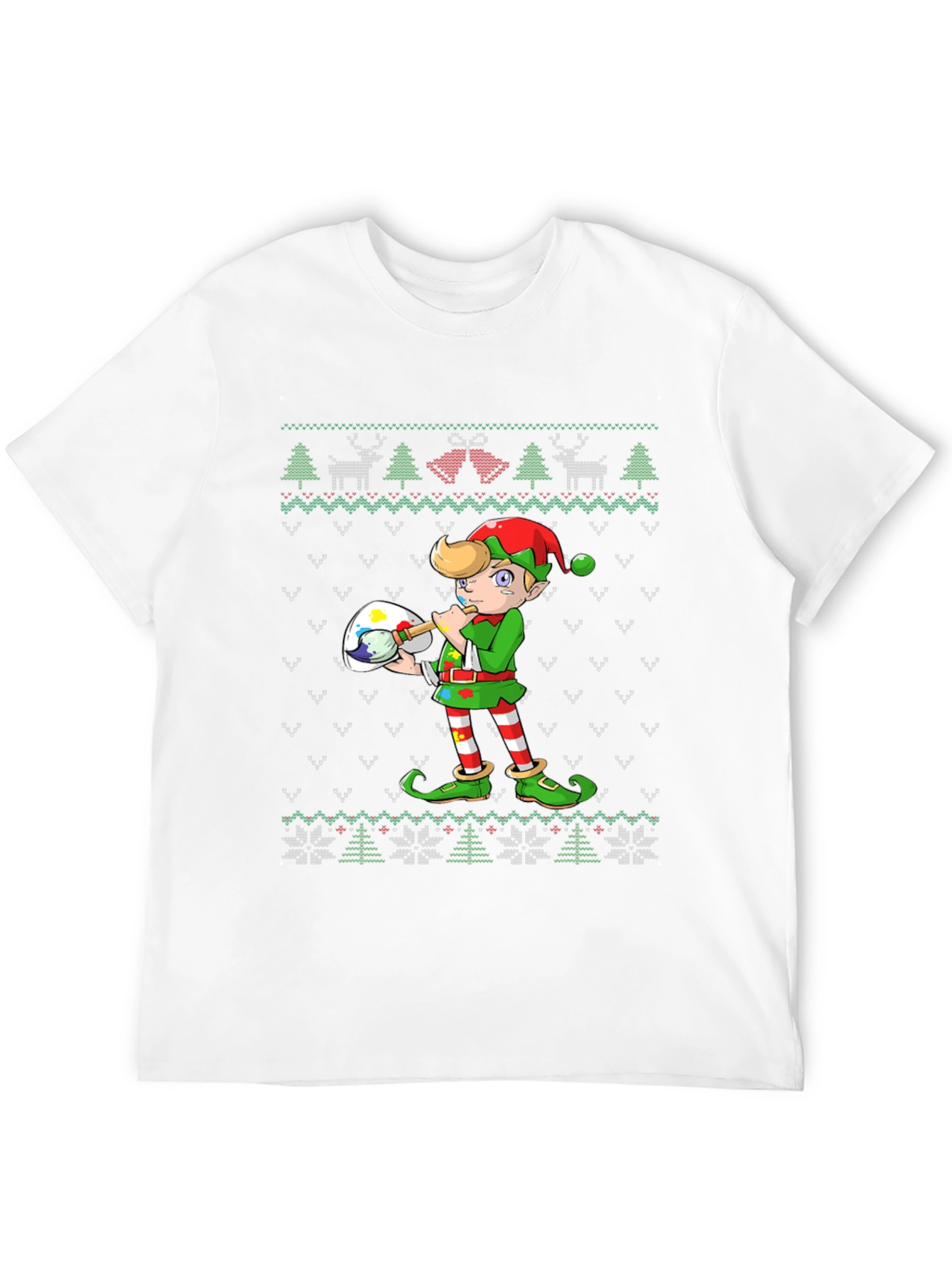 Christmas Elf Artist T-Shirt
