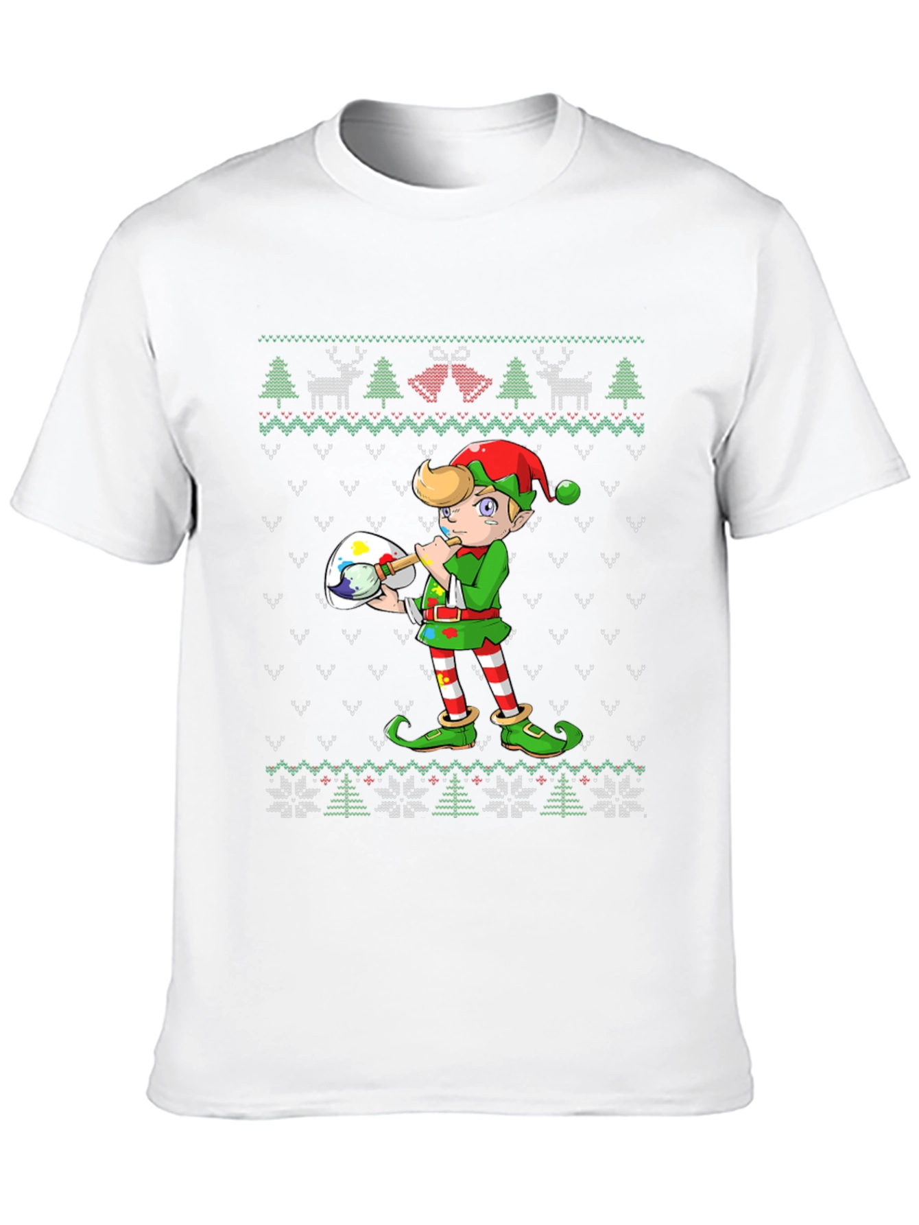 Christmas Elf Artist T-Shirt