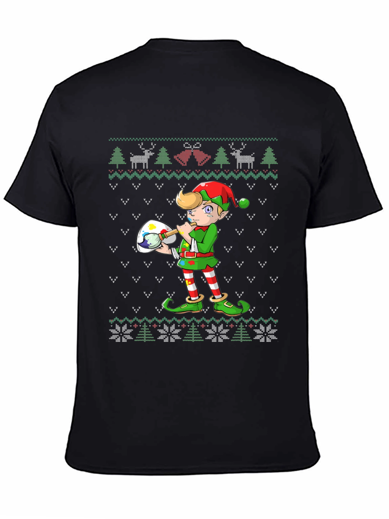 Christmas Elf Artist T-Shirt