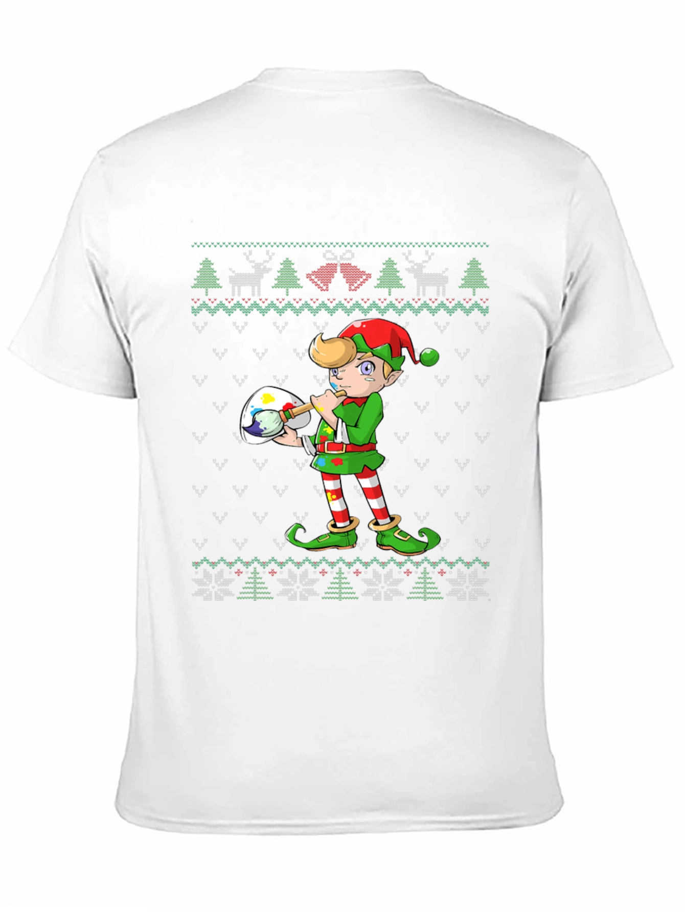 Christmas Elf Artist T-Shirt