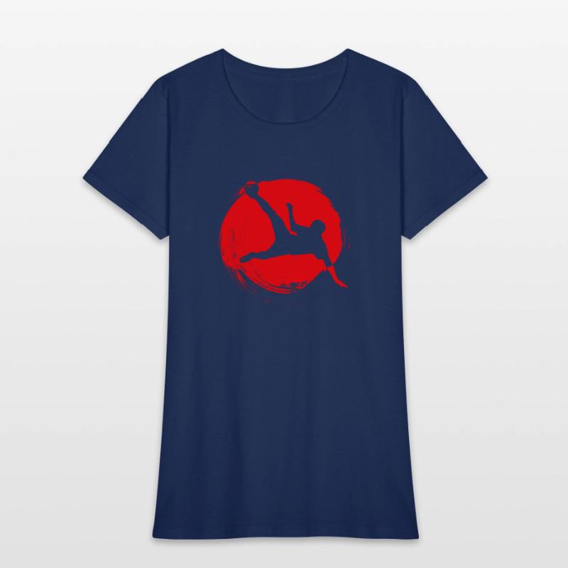 Soccer Scissor Man Red