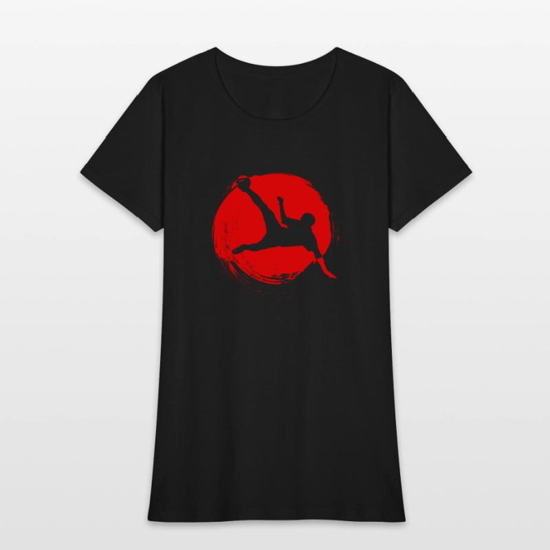 Soccer Scissor Man Red