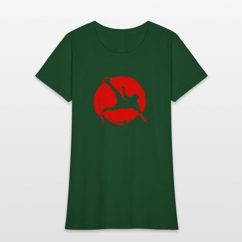 Soccer Scissor Man Red