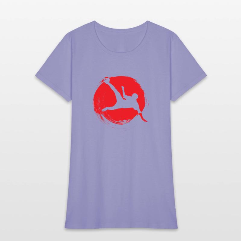 Soccer Scissor Man Red