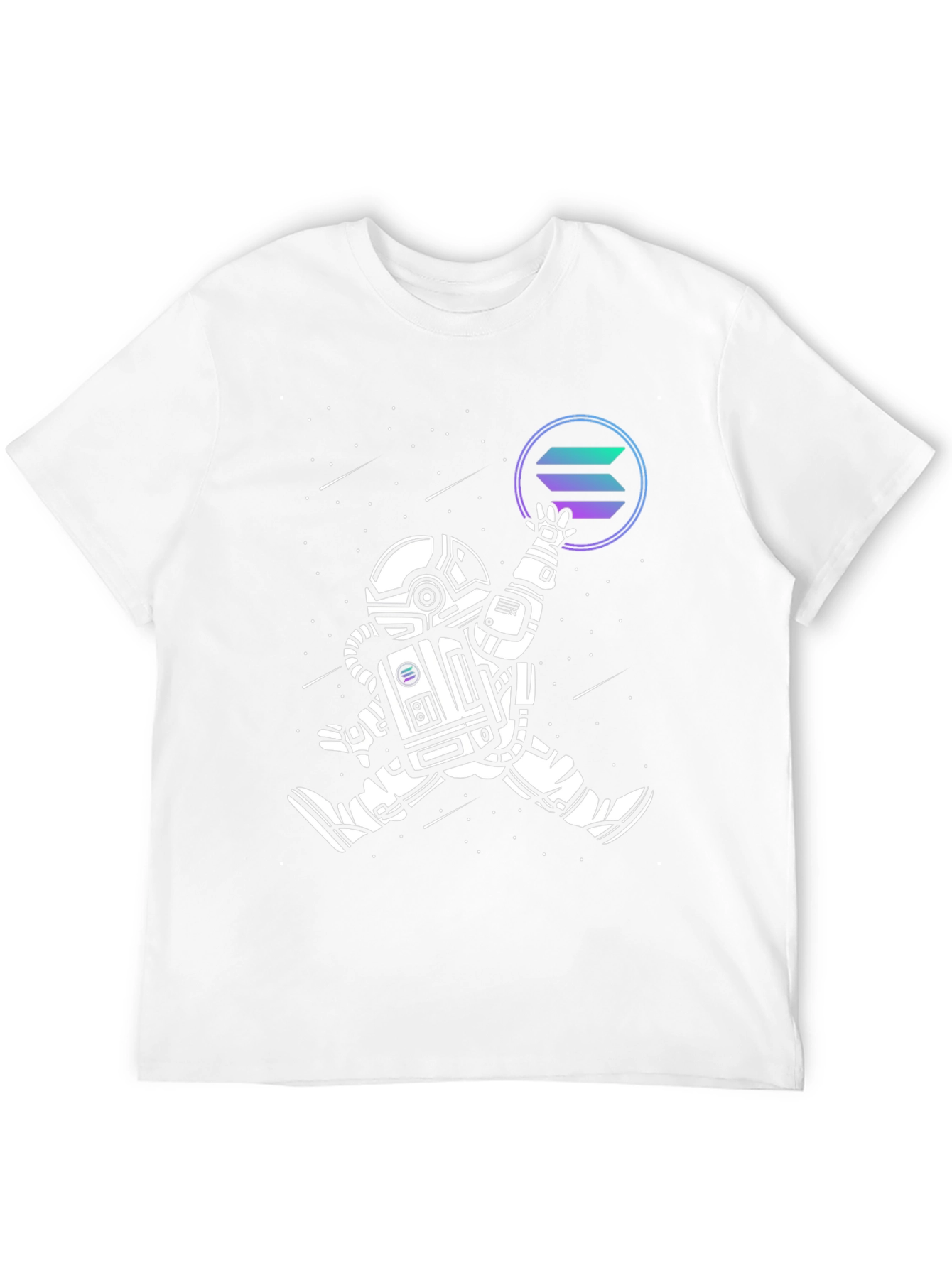 Astronaut Solana Crypto T-Shirt - Space Man Tee