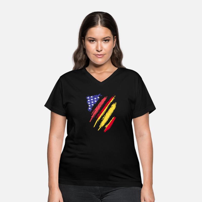 Spanish American Patriot Heart Flag Stripes