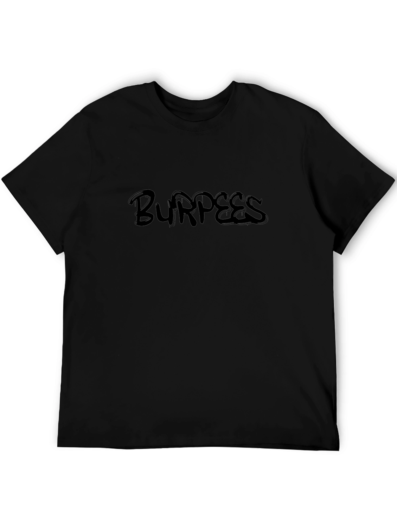 Burpees Graphic Tee - Black Training Shirt