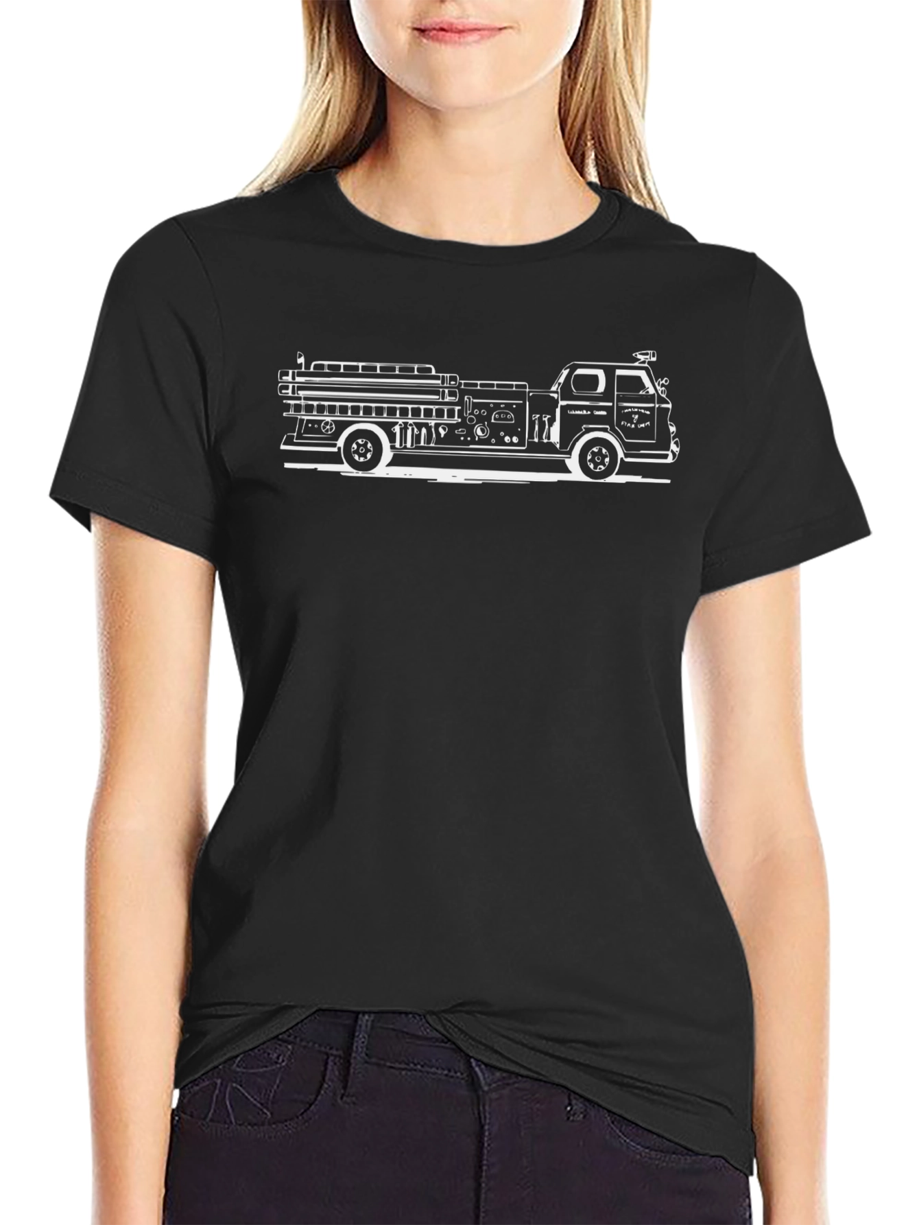 Firetruck Graphic Tee - Classic Style