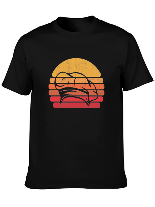 Chef Hat Retro Sunset T-Shirt