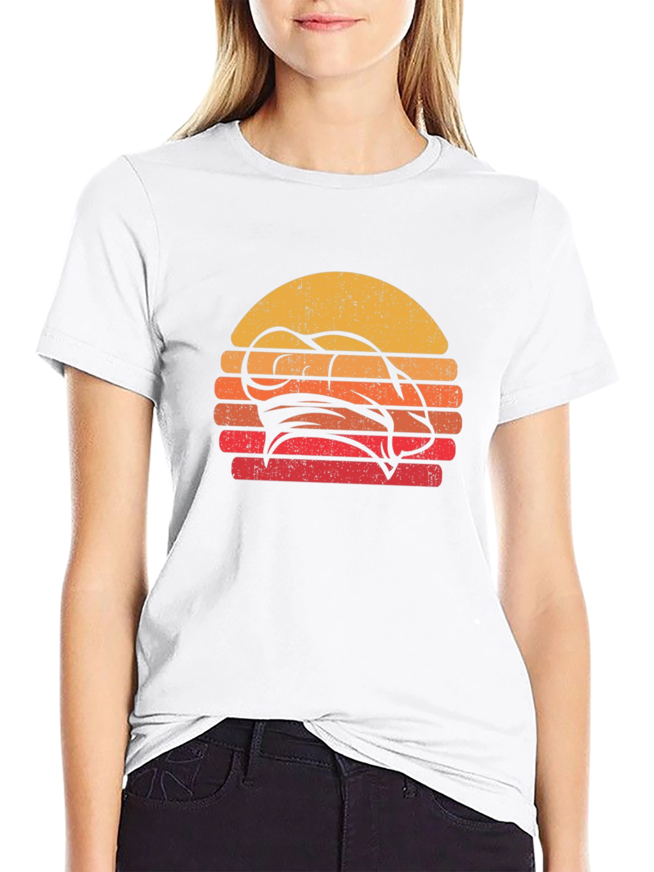 Chef Hat Retro Sunset T-Shirt