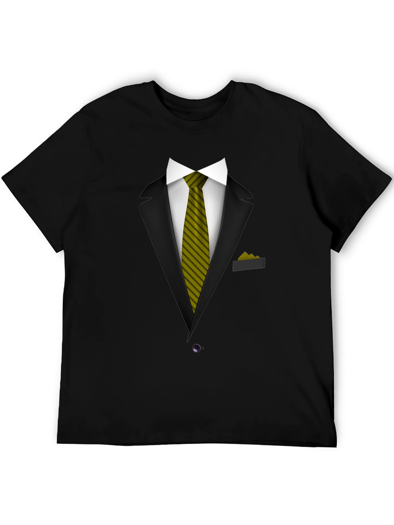 Suit and Tie Graphic Print T-Shirt