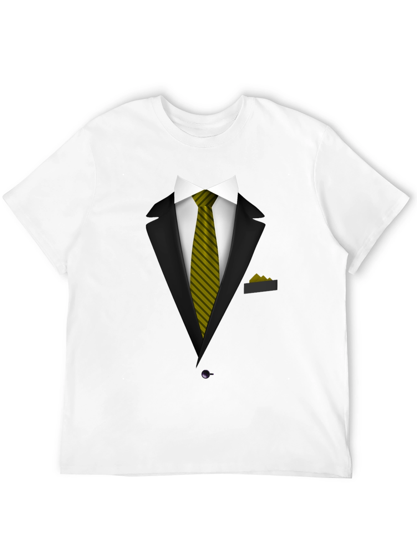 Suit and Tie Graphic Print T-Shirt