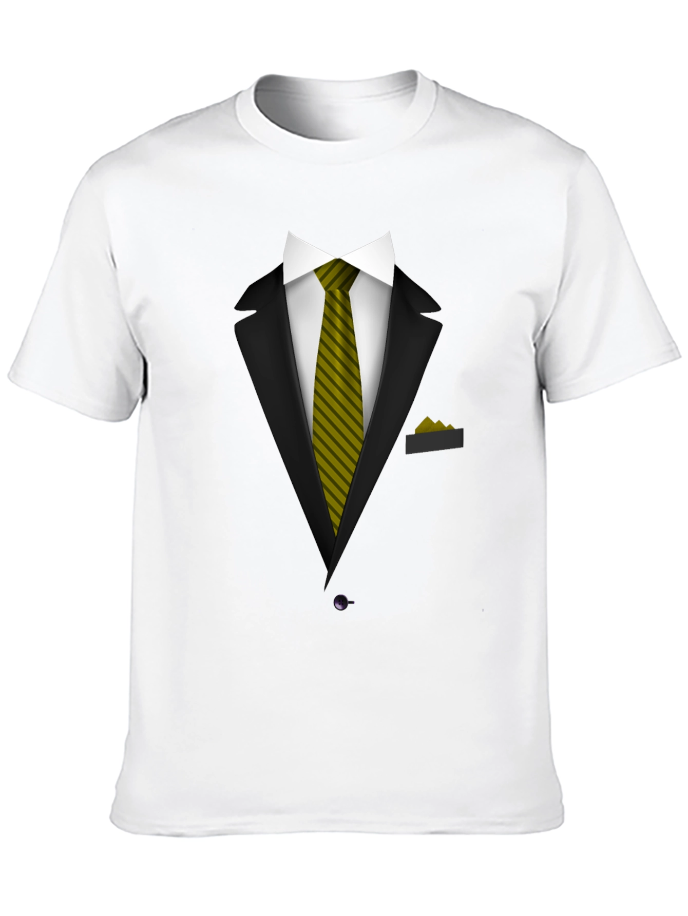 Suit and Tie Graphic Print T-Shirt